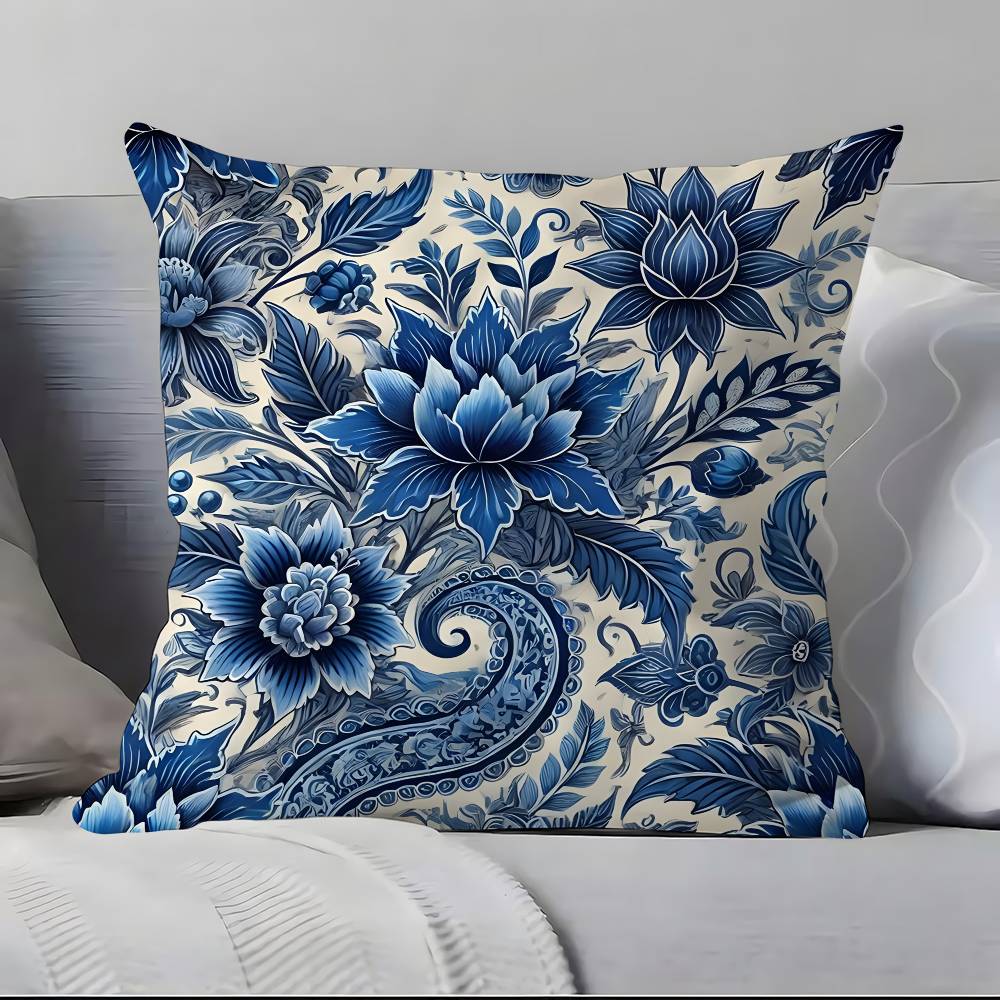Badik I-I-Indonesia B-B-B-Batik Design Pillow Case Pillowcase Soft Skin Friendly & Comfortable With A Hidden Zipper