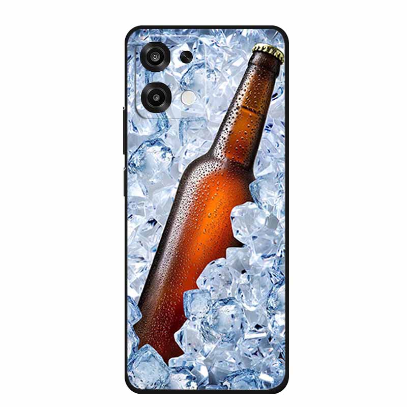 For OPPO F31 Phone Case F 31 Funda Fashion Flowers Black Silicone Soft Back Cover For OPPO F31 5G 2025 Case CPH2781 Coque Shell