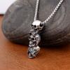 Vintage Design Skull Pendant Chain Punk Hip Hop Skeleton Necklace for Men Biker Amulet Stainless Steel Jewelry Gift