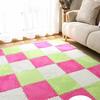 30*30 EVA Splicing Velvet Foam Pad Child Bedroom Treasure Crawling Mat