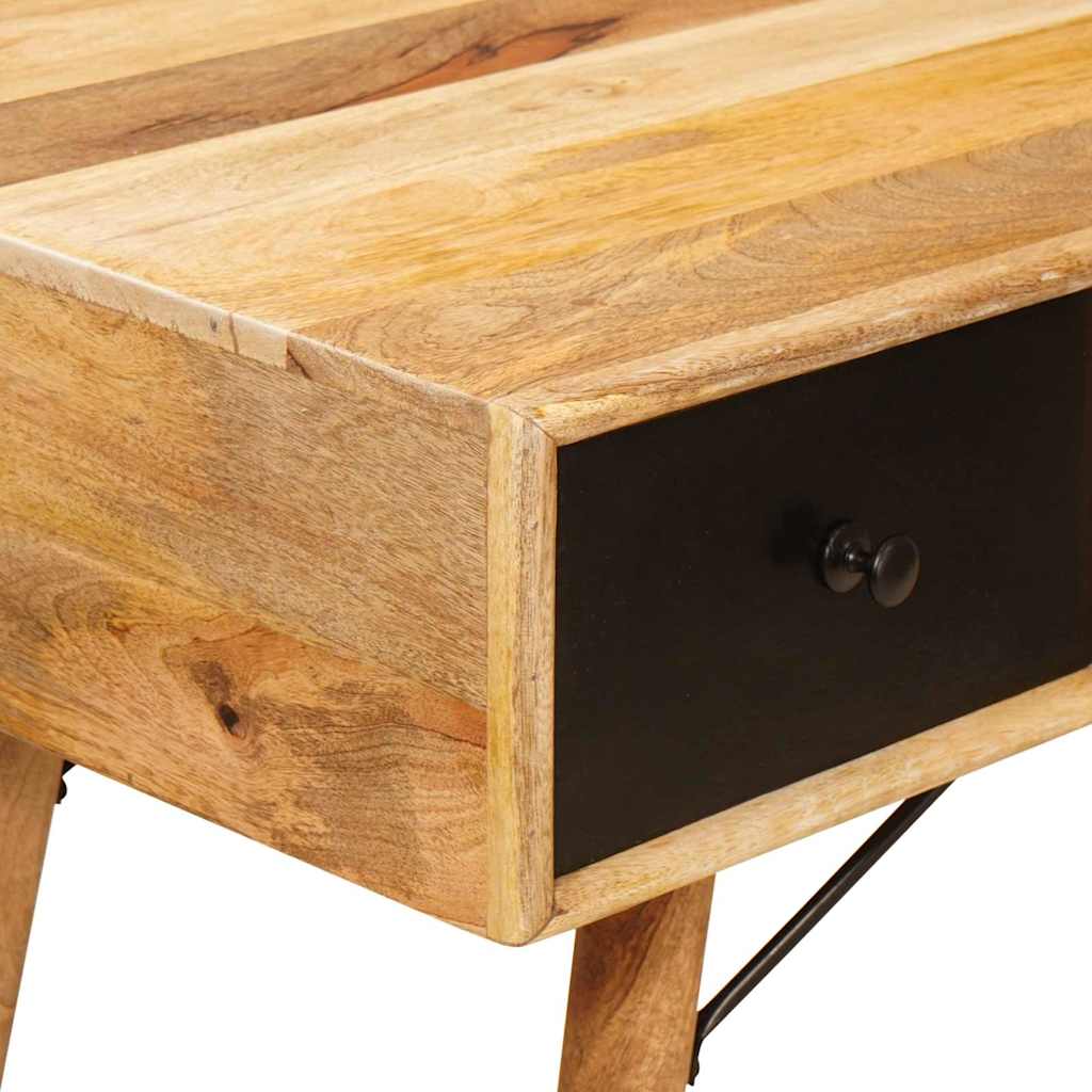 Desk Brown 110 X 55 X 76 Cm Solid Mango Wood
