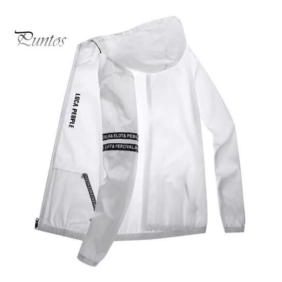 

Мужская летняя солнцезащитная куртка с капюшоном и длинным рукавом на молнии, солнцезащитное пальто на 360 градусов, тонкая свободная верхняя одежда из ледяного шелка 3XL