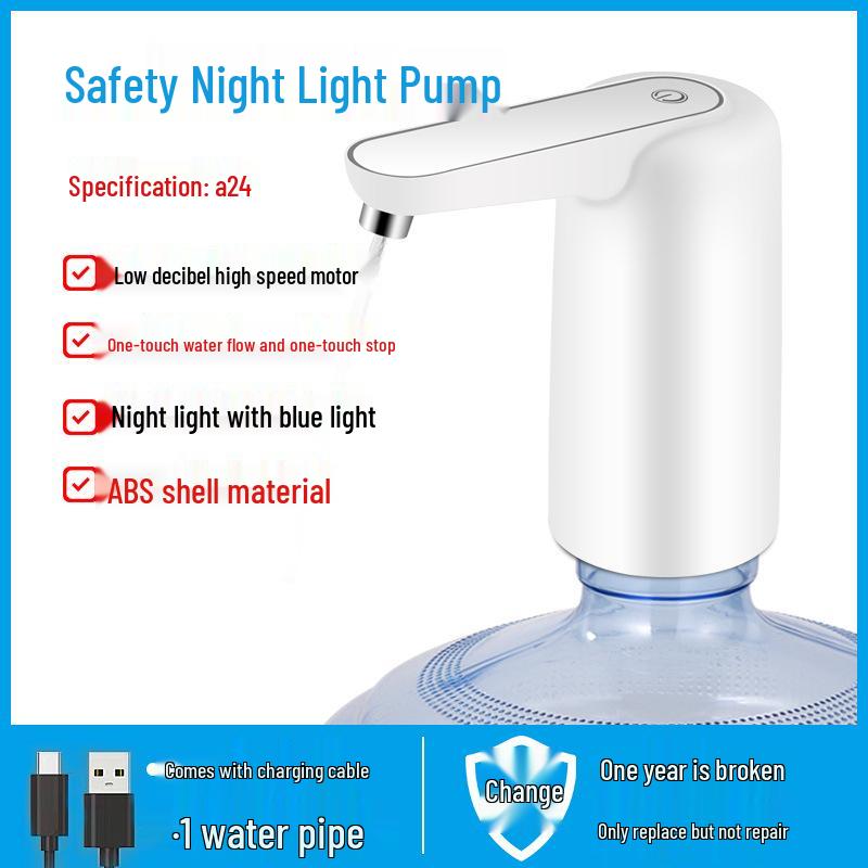 ავტომატური ბოთლის წყლის ტუმბო დისპენსერი საყოფაცხოვრებო მოხმარებისთვის