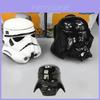 Cană ceramică cu design de cască Stormtrooper Star Wars și capac rezistent la căldură pentru iubitorii de cafea