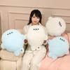Chubby Cartoon Seal Plush Toy Cozy Soft Hand Warmer Throw Pillow for Office Nap Lovely Room Decor Xmas Gift