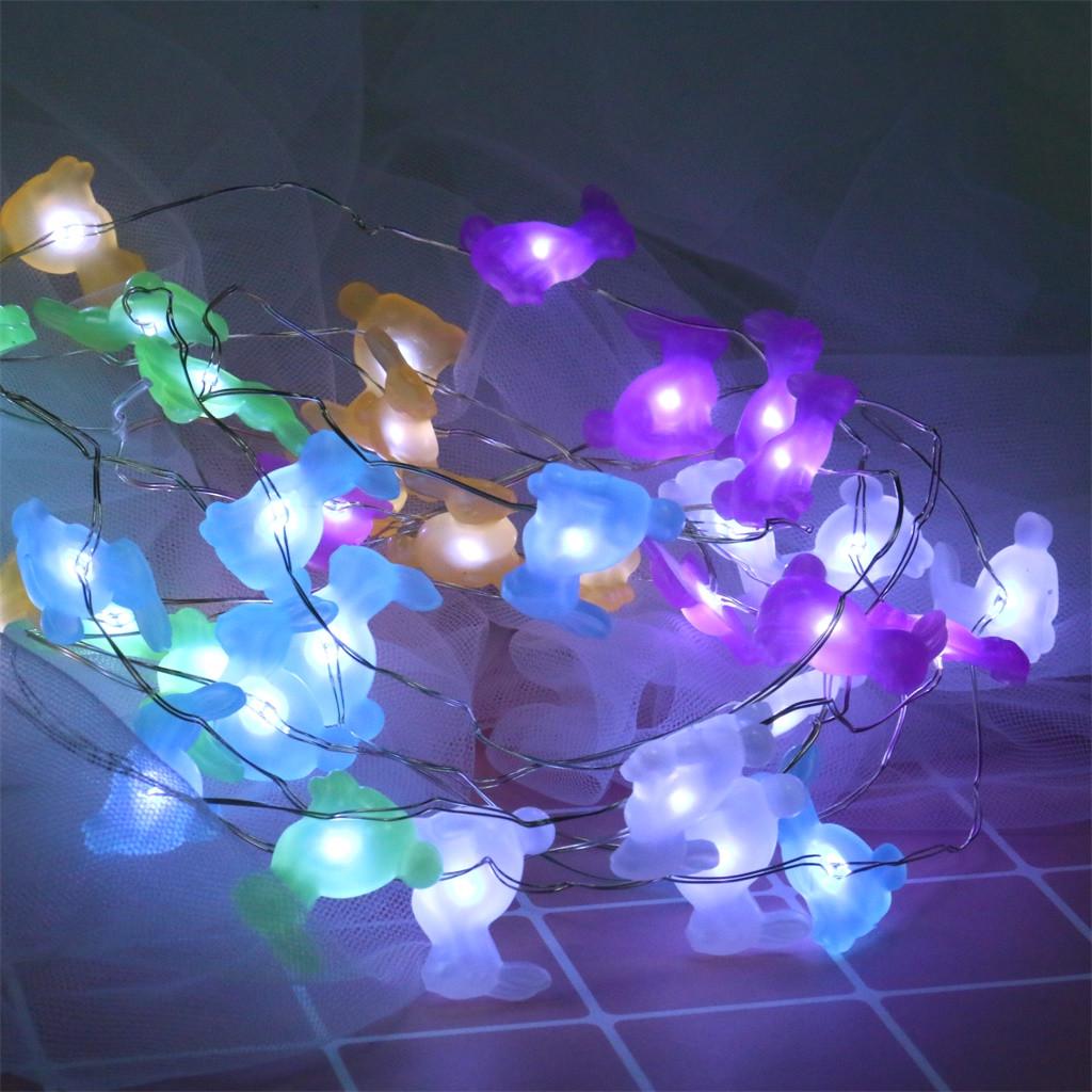Buy Easter Decorations Lights Rabbit Bunny Festive String Lights
