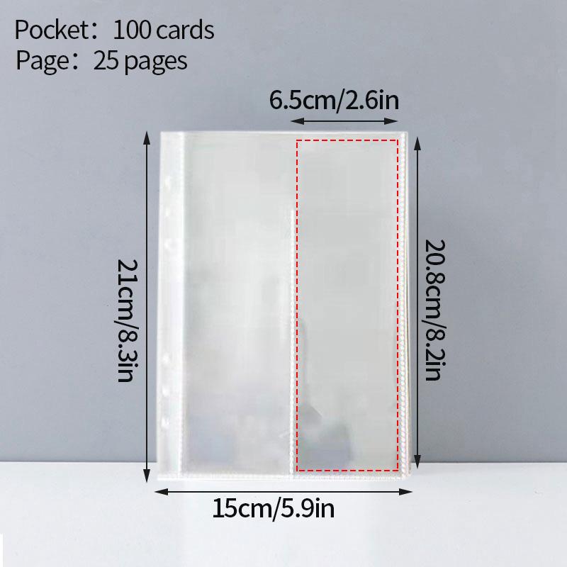 Binder Photocards Holder Binder Photocard Sleeve Background Paper Kpop Photo Album Binder Page Binder Photo Sleeve