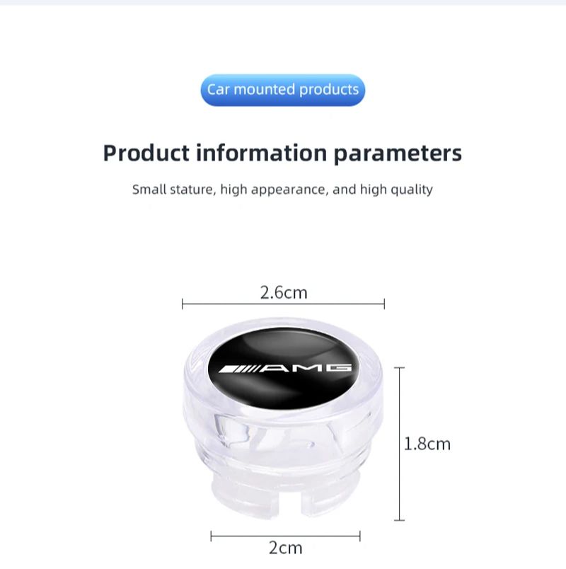 GLC GLB Car Cigarette Lighter Charger Dust Cover Dustproof Decoration Cap For Mercedes Benz AMG W204 W205 W203 W211 W212 W213 W