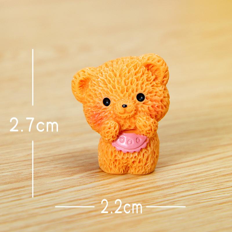 

Микроландшафтные декоративные элементы, Милая пижама, Домашний декор в виде медведя, Автомобильные полимерные изделия, Декоративные маленькие элементы Little Bear with a scarf