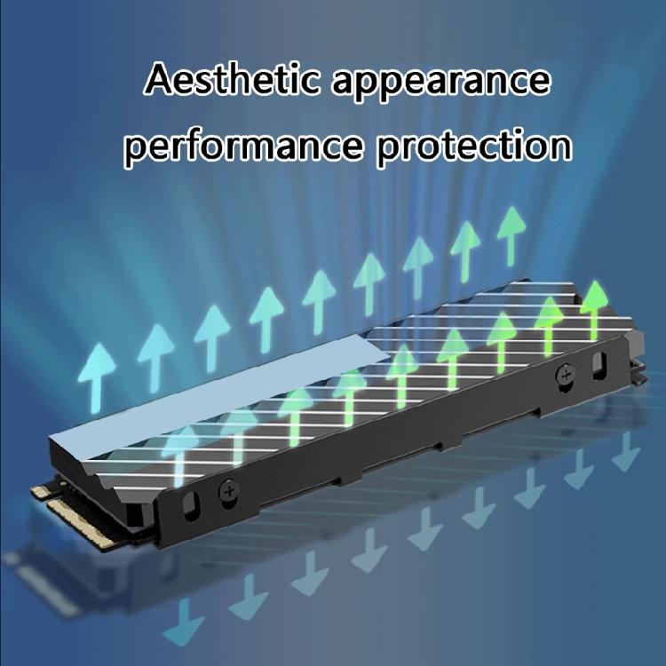 Slim Profile Cooling Solution For NVMe SSDs 2280 High Efficiency Heat Dissipation And Universal Compatibility