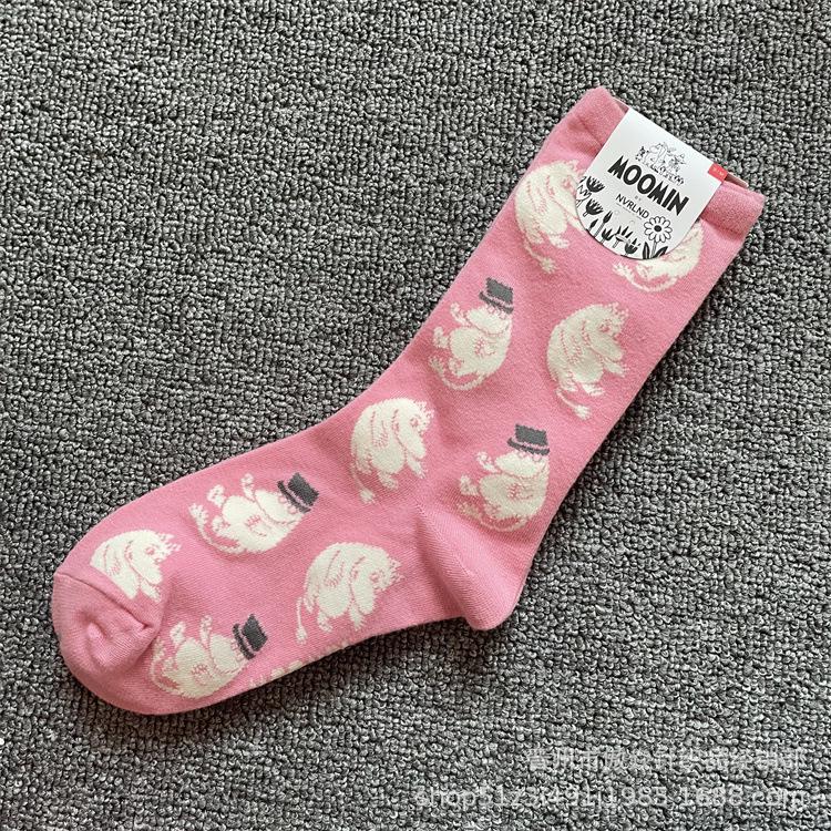 

Модные хлопковые носки до середины икры с мультяшными Муми-троллями - Стиль на четыре сезона One Size (36-40)