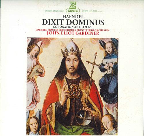 

LP Record JOHN ELIOT GARDINER - Handel Dixit Dominus REL3173 ERATO 1983 Japan Classical Used