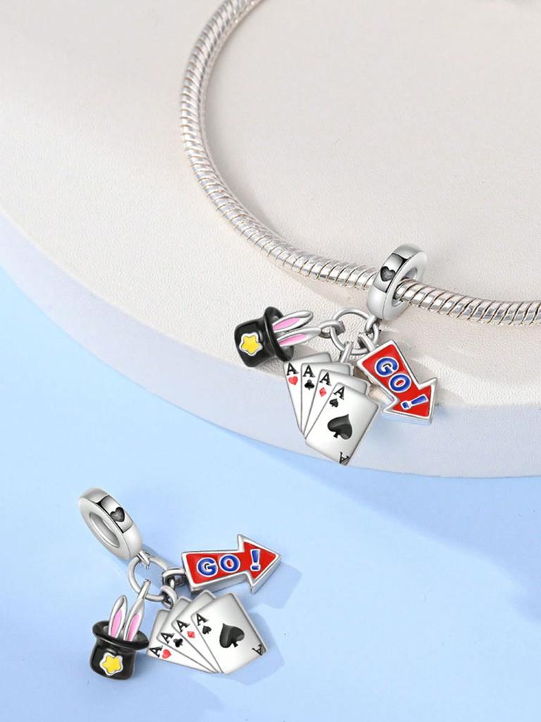 Charms Plata Copper Colors Clown Circus Beads Charm Pendant For Original Bracelet For Women Diy Jewelry Love Gift