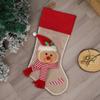 Gingerbread Man Christmas Gift Bag Cookie Man Christmas Stockings Christmas Tree Fireplace Pendant Decoration Mall Window Decoration