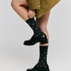 DEPOUND Flower Pattern Socks - Charcoal