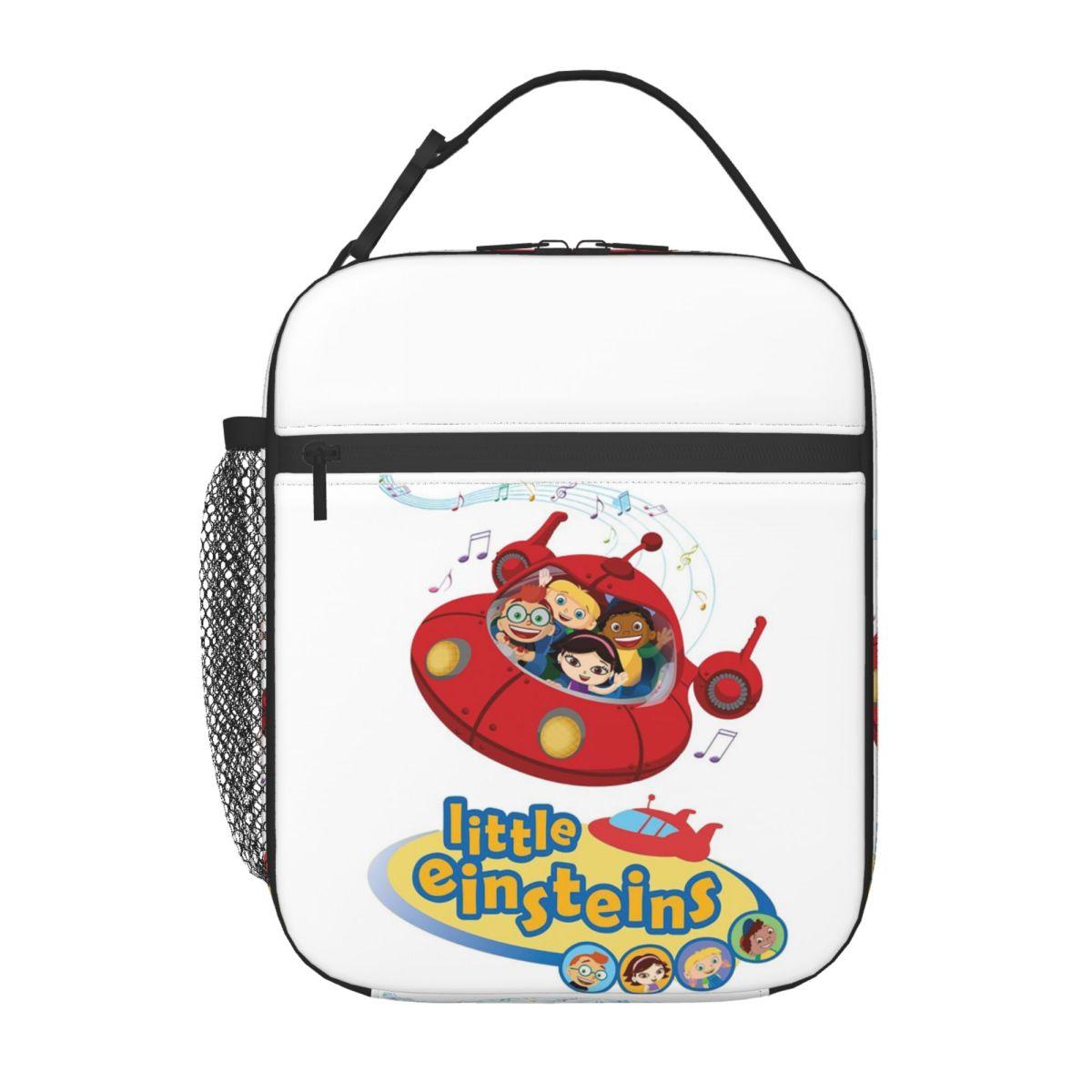Funny Little Einsteins Clothes Little Einsteins Car Insulated Lunch Bag for Women Kids Food Boxes Thermal Lunch Box Tote One Size