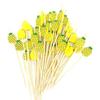 100Pcs 12cm Cactus Flamingo Fruit Cocktail Toothpicks Pineapple Cake Sticks Food Picks for Wedding Birthday Party Supplies 5
