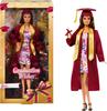 barbie Signature Graduation Wishes Doll with Maroon Gown and Cap (Model JJX81)