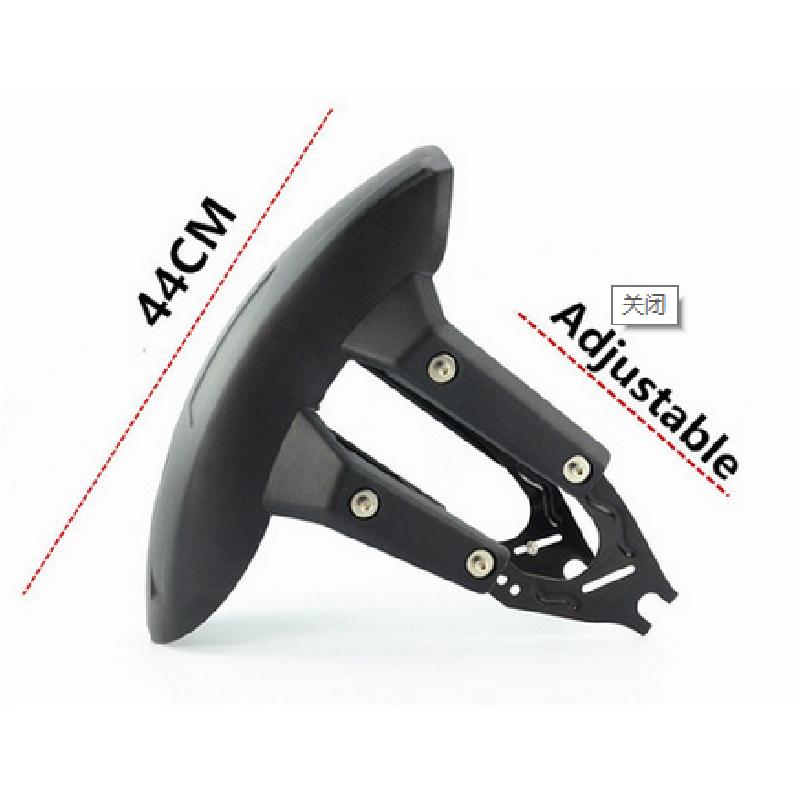 Durable Adjustable 14-18 Inch Motorcycle Fender Rear Cover For No Groove Tires