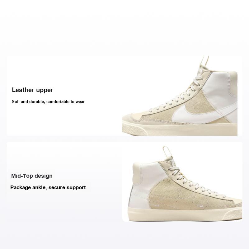 Nike Blazer Mid 77 GS Dance — Детские кроссовки Summit White Cream Phantom Light-Cream DQ6084-100 36