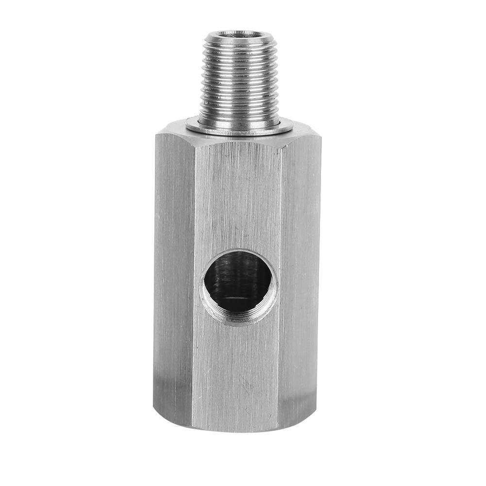 

Тройник датчика давления масла M10 из нержавеющей стали к адаптеру NPT Turbo Supply чёрный