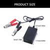 DC8V-35V Battery Clamp to 5V 3xUSB+1xType C Output Charger Adapter 4-Port Fast Charging for Phones Tablets Black