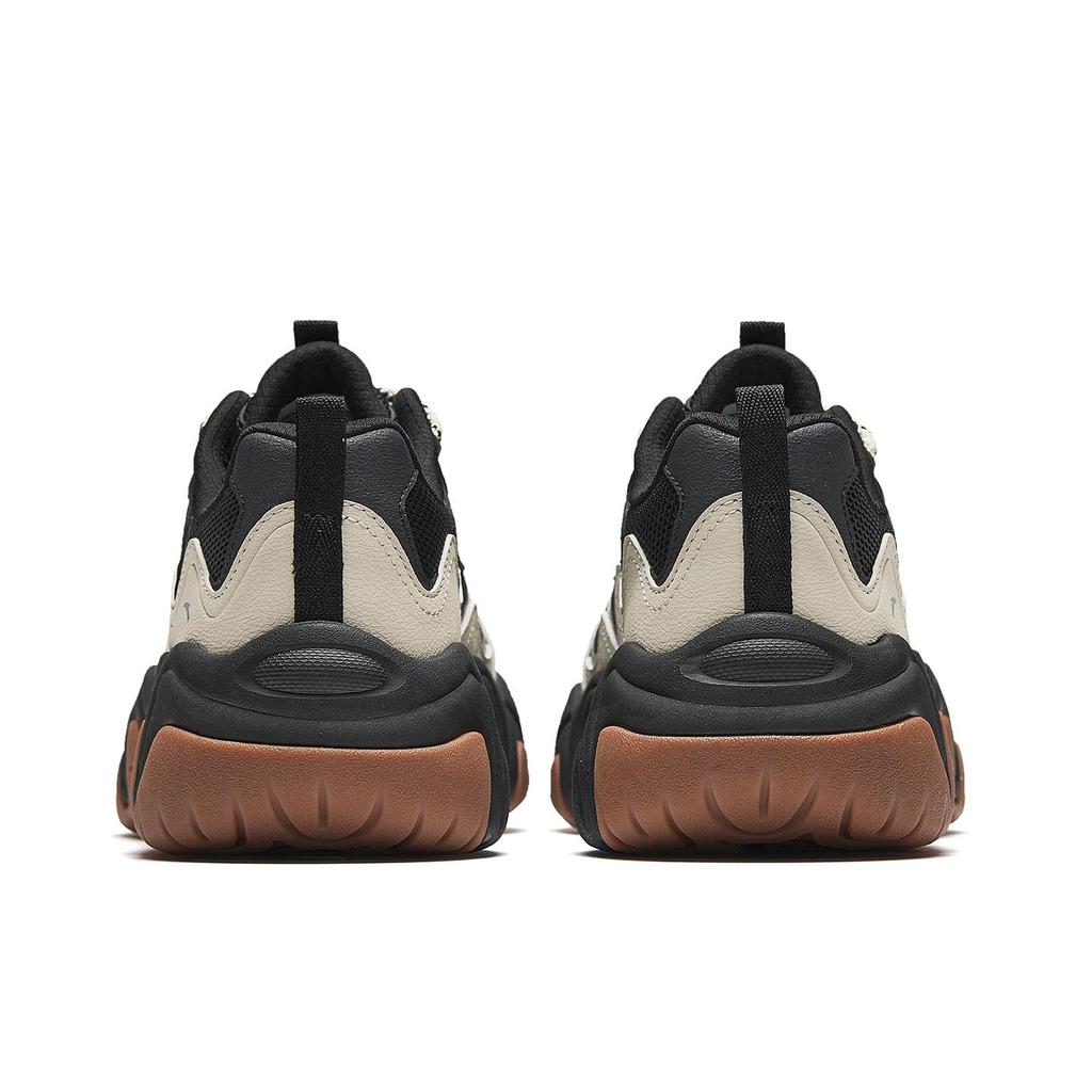 Anta Millennium Glacier Uomo Retro Trendy Casual Scarpe da Papà Bianco Sporco Nero Gomma 112618853-5