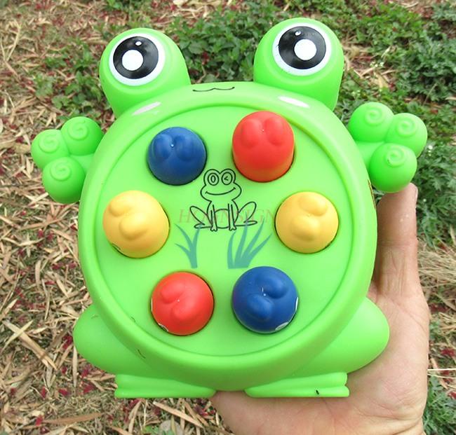 Frog Hitting Ground Mouse Children Tapping Toys Puzzle Early Education Machine Large Size