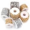 5Yards/Roll Aluminum Chains Necklace Chain Bulk Link Chains For Jewelry Making Connector DIY Bracelet Bags Chain Accessories