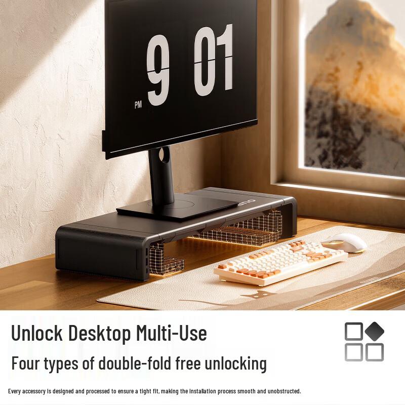 llano Q5 Adjustable Monitor & Laptop Riser