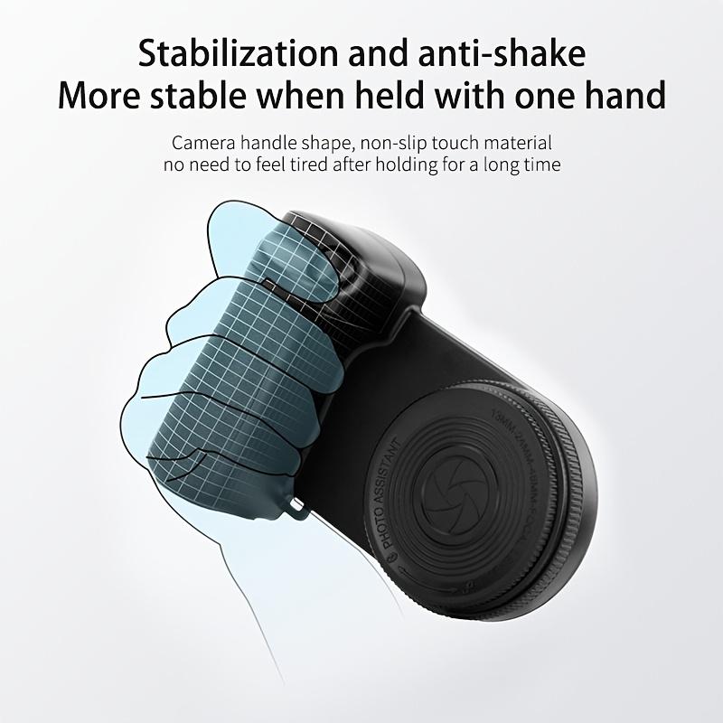 Mobile Phone Camera Handle,smartphone Camera Holder,magnetic Detachable Remote Control Shutter,360° Rotating Magnetic for Take Selfies,live Streaming