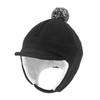 Autumn and winter new boys and girls outdoor windproof hats cute hairballs thickened arctic velvet children's ear hats warm snow hats