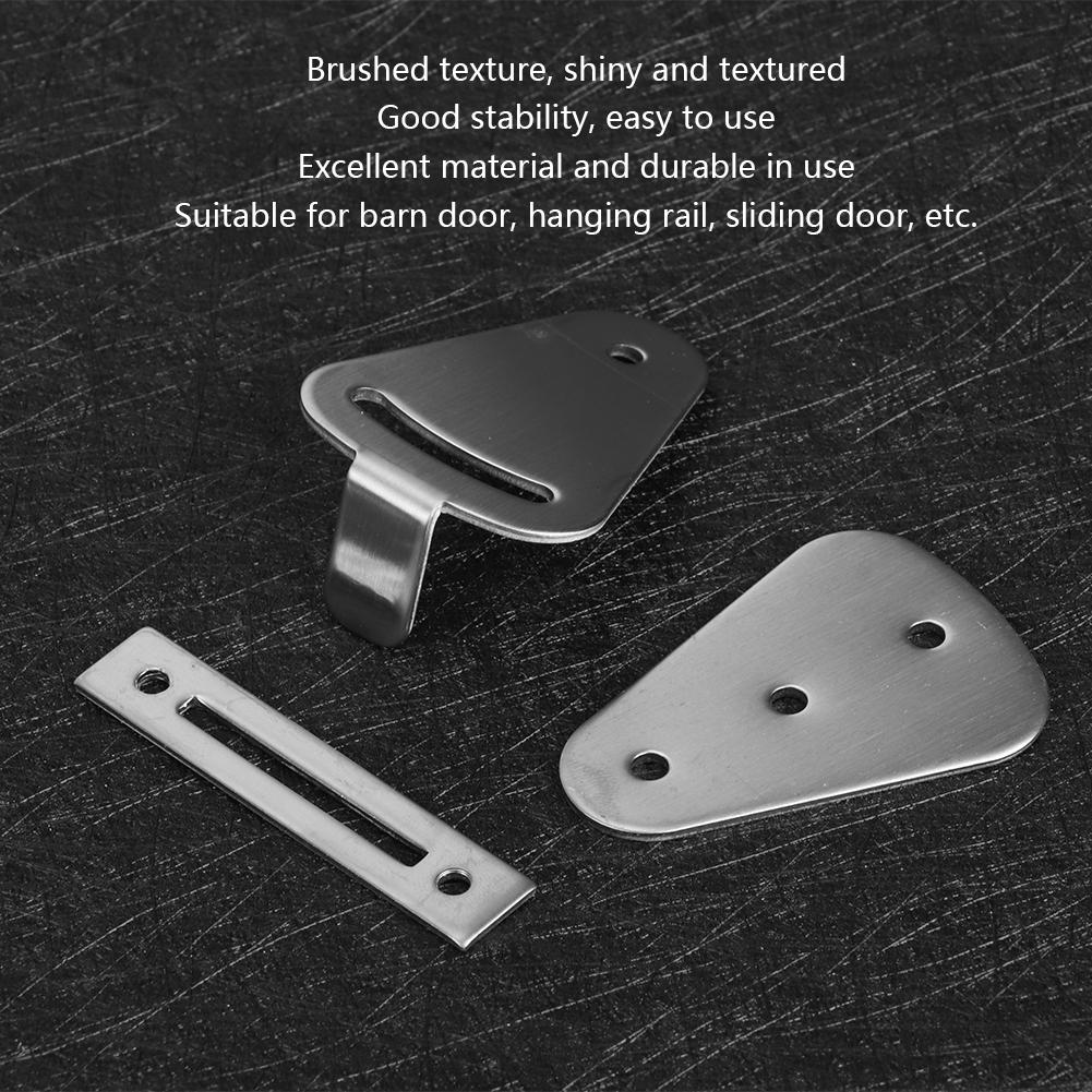 Robuste Türschloss-Hardware-Zubehör aus Edelstahl für Scheunenschiebetür mit Hängeschiene