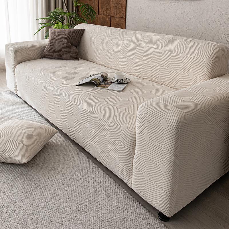 Adjustable Elastic Sofa Cover Armchair Protector Corner L Shape Stretch Slipcovers Couch Cover 1/2/3/4/5 Seater For Living Room