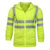 2026 Trending Men's Apparel: Everyday Outdoor, Hiking, Reflective Stripes, Zippered Hooded Top, Jacket, Men's