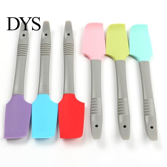 Silicone Spatula Cake Cream Scraper High Temperature Resistance Anti-scalding Mixing Hanging Hole Baking for Bakery