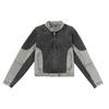 Giacca Air Soft Skin Fashion con Collo Alto Giacca da Donna Nero Blu Petrolio Grigio Ferro HF9426-010