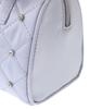 de tulle handle rhinestone Boston bag for grayish blue [Maison Fleur] Handbag, EC-exclusive women,