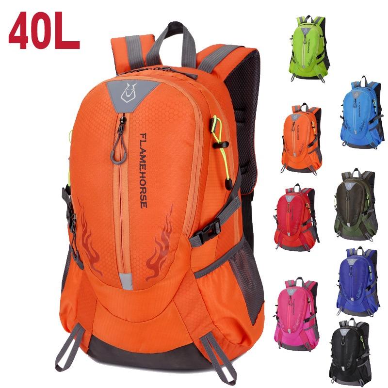 Outdoor Camping 40l Backpack Rucksack Travel Climbing Hiking Day Packs Trek