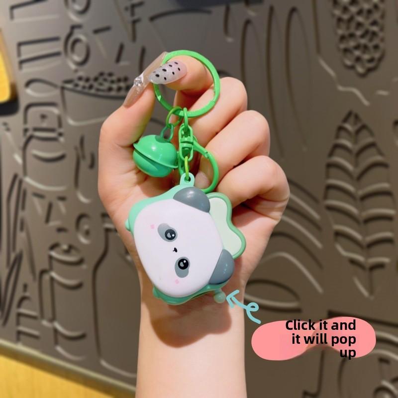 

Милый мини-брелок-подвеска в виде хлебопечки, маленький аксессуар для снятия стресса, мультяшная подвеска для сумки, брелок Panda