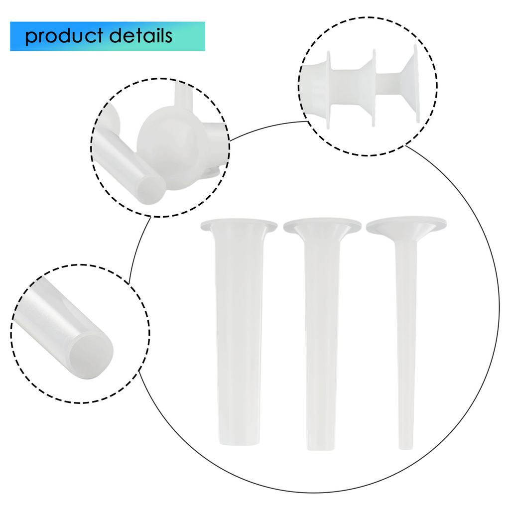 Turkey Attachment For Food Grinder Stuffing Sausage Plastic Stuffing Set 3pcs High quality Brand New Hot Sale Accessories