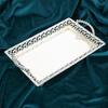 European Style Silver Fruit Bowl & Cake Plate – Modern Home & KTV Bar Decor