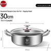 KOBACH Stainless Steel Dual-Flavor Hot Pot 30cm