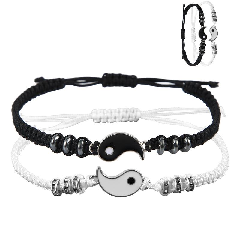 Relationship Friendship Gift Bracelet 1pcs Best Friends Couples Bracelets for Women Men Matching Bracelet Promise Bracelet