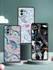Seaside Sharks Pattern Phone Case Cover for Xiaomi Mi 17 15 14 13 12 11 Ultra 15T 14T 13T 12T 11T Pro Lite 5G Soft TPU Shell Bag