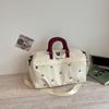 Bolsa de lona impermeable de nailon para mujer, bolsa de viaje, bolsa de gimnasio, bolso de mano con correa ajustable