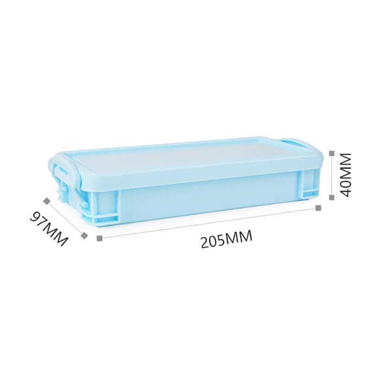 Pencil Stationery Box Child Case Cases Plastic Organizer For Desk Colored Holder