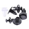 Bumper Retainer Clip Plastic Lightweight Car Rivets Fastener Replacement with 5PCS Screwdriver 100PCS