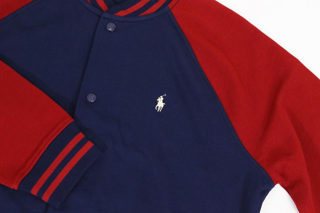 POLO RALPH LAUREN Stadium Size Men's Jacket, 01010076-XXL-NVY/DKRED [Used]