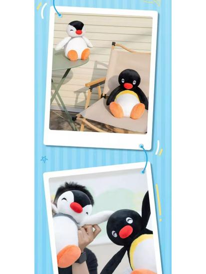 Youmai Penguin Sitting Pose Plush Toy Pinga Doll Ornament for Claw Machines